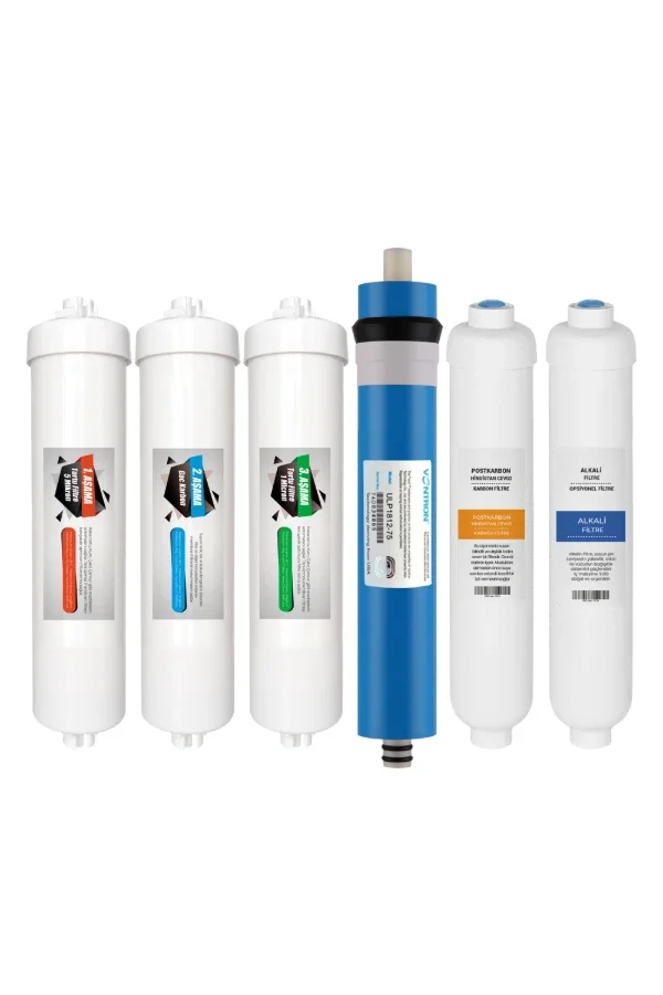  Inline Altılı Filtre Seti (Alkali Filtre İçerir)