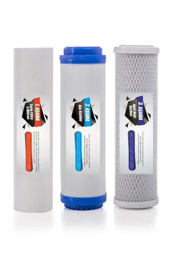 Açık Kasa Üçlü Ön Filtre Seti