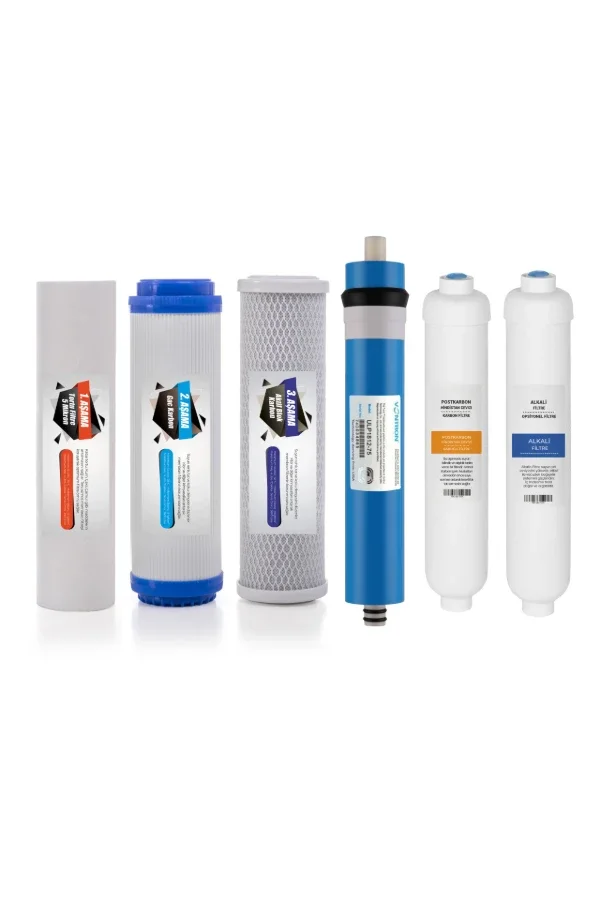 Açık Kasa Altılı Filtre Seti (Alkali Filtre İçerir)