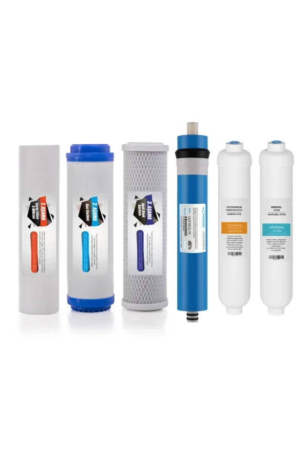 Açık Kasa Altılı Filtre Seti (Mineral Filtre İçerir)